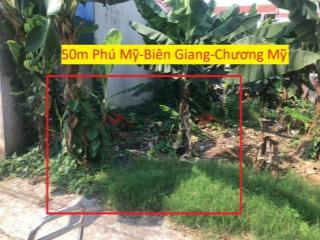 CHÍNH CHỦ BÁN LÔ ĐẤT 50M TẠI BIÊN GIANG-PHƯỜNG CHƯƠNG MỸ-HÀ NỘI