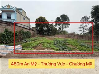 CHÍNH CHỦ CẦN BÁN LÔ ĐẤT 480M TẠI THƯỢNG VỰC-CHƯƠNG MỸ-HÀ NỘI