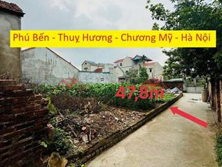 CHÍNH CHỦ BÁN LÔ ĐẤT 47,8M TẠI THỤY HƯƠNG-CHƯƠNG MỸ-HÀ NỘI