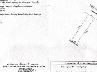 Mặt tiền 10.5m trần nguyên đán , hoà minh gần biển nguyễn tất thành giá 6.5 tỷ/95m2