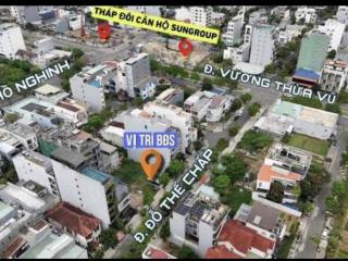 Bán đất mặt tiền 7.5m đỗ thế chấp trục sát biển võ nguyên giáp , sơn trà , dt 124m giá 19 tỷ