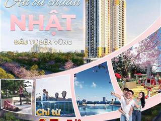 50 suất ưu đãi booking sớm tặng full bộ bếp, căn hộ nhật bản ngay ql1k, thanh toán chỉ 350 triệu.