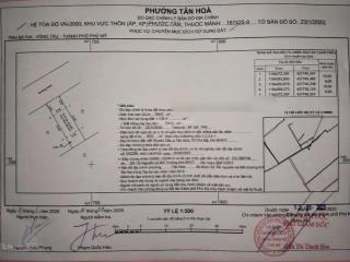 Chỉ 1,5 tỷ sở hữu ngay lô đất mặt tiền đường lớn  trung tâm cảng phú mỹ