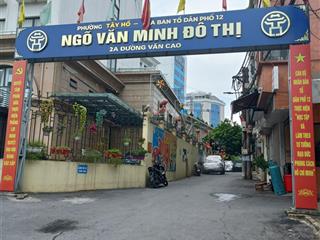 Bán nhà ngõ 2a văn cao gần hồ tây cạnh bia cường hói. dt 46m2. 5t. 3.5m mt. giá 16.5 tỷ ba đình