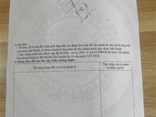 Can chuyển nhượng 15m mặt tiền trục chính xã vân hoà với dt 487m trong đó có 50tc