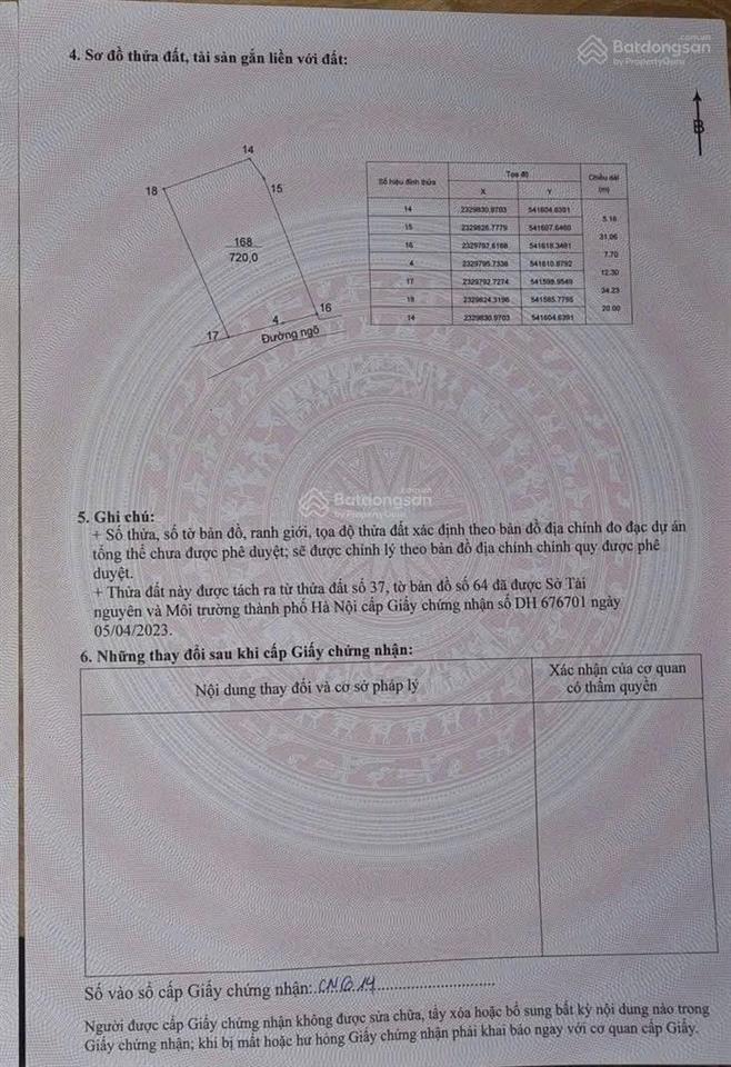 Bán đất tại xã yên bài, ba vì, hà nội, giá tốt 4,95 tỷ, 720 m2 hot