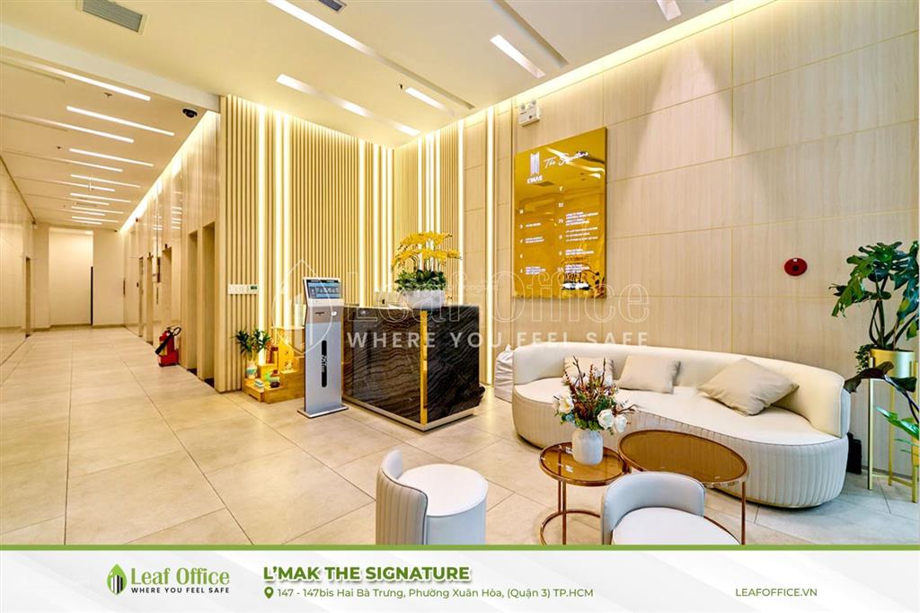 Cho thuê văn phòng tòa nhà lmak signature  hai bà trưng, quận 3  giá tốt, uy tín 2025
