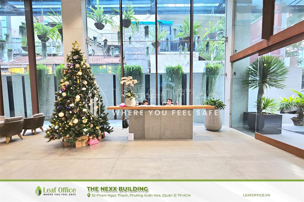 Cho thuê văn phòng tòa nhà the nexx phạm ngọc thạch quận 3  120m2 sẵn nội thất, không gian xanh
