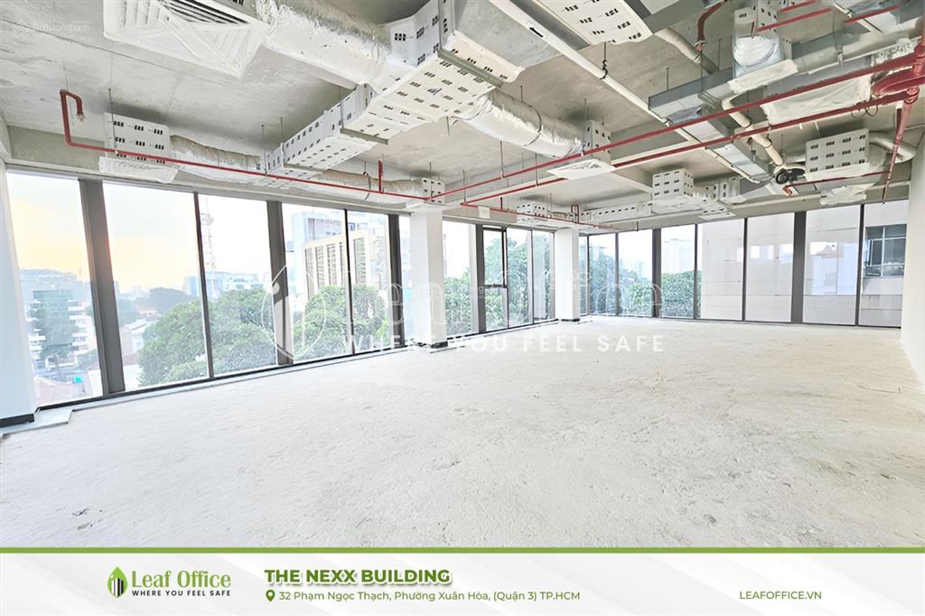 Cho thuê văn phòng tòa nhà the nexx phạm ngọc thạch quận 3  120m2 sẵn nội thất, không gian xanh