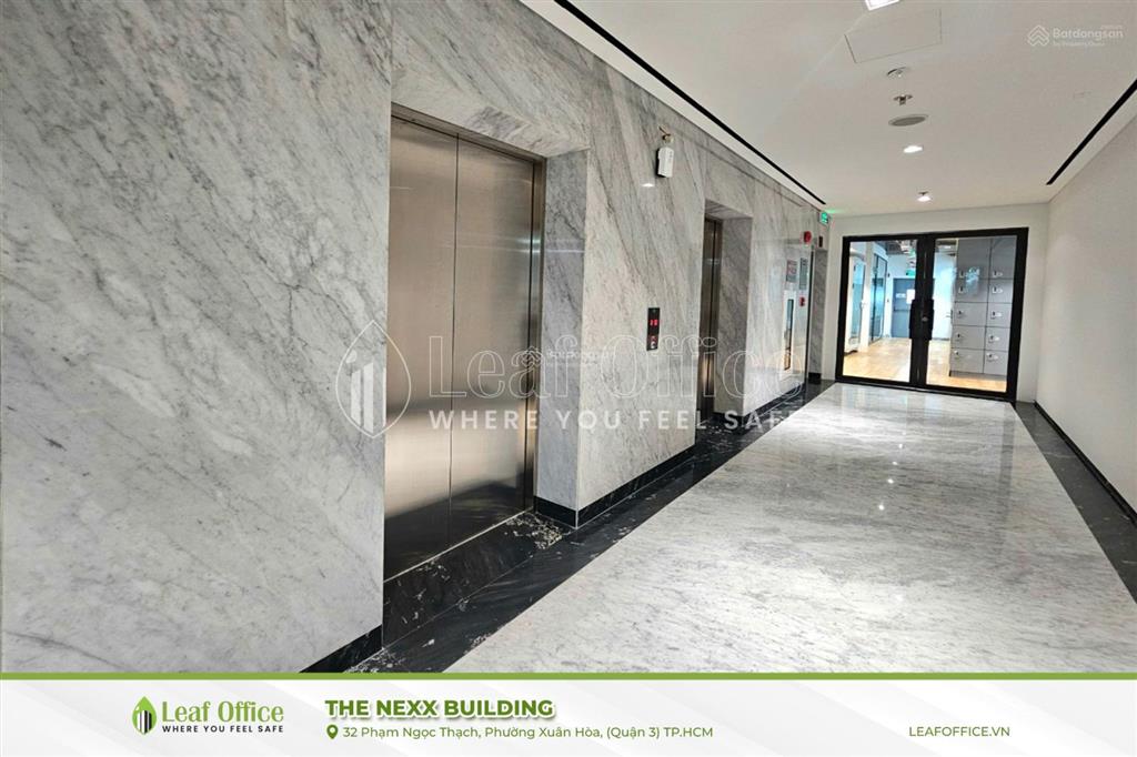 Cho thuê văn phòng tòa nhà the nexx phạm ngọc thạch quận 3  120m2 sẵn nội thất, không gian xanh