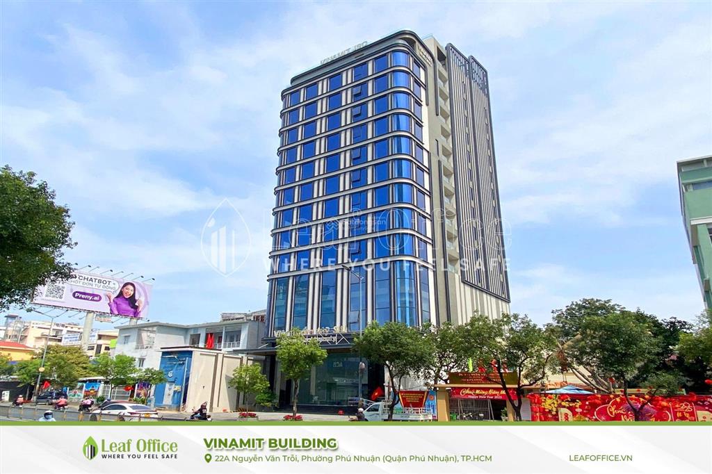 Cho thuê văn phòng 300m² tòa nhà vinamit (movina) 22a nguyễn văn trỗi, phú nhuận  view đẹp