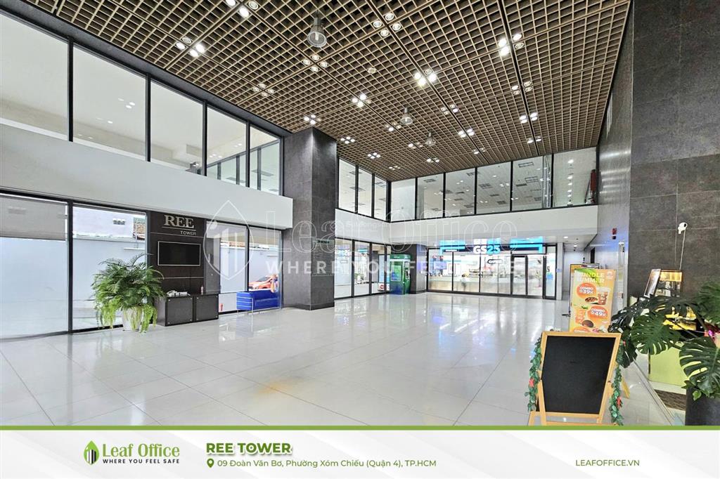 Cho thuê văn phòng tòa nhà ree tower  đoàn văn bơ, quận 4  giá tốt, uy tín 2025