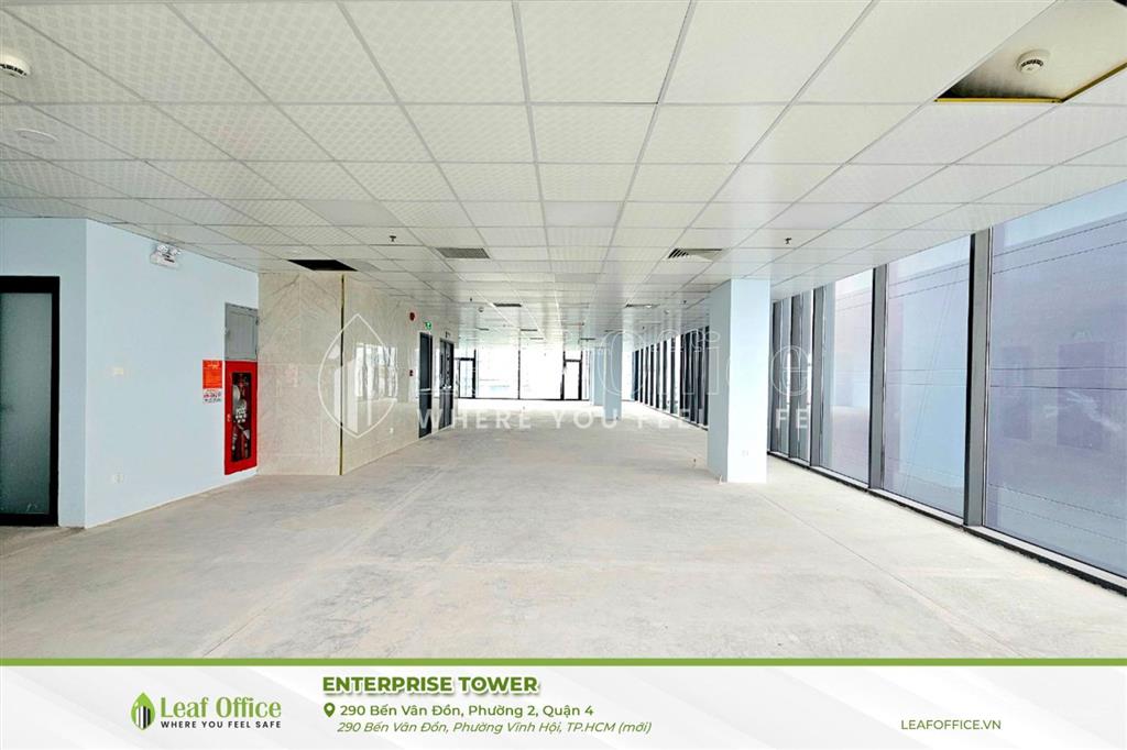 Cho thuê văn phòng tòa nhà enterprise tower  bến vân đồn, quận 4  giá tốt, uy tín 2025