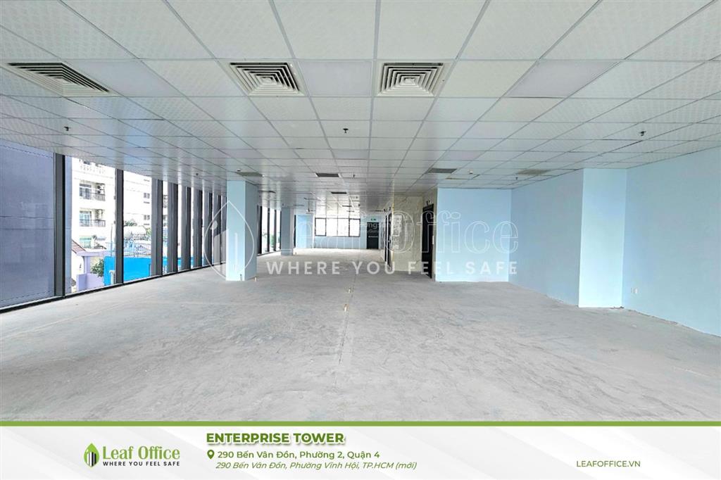 Cho thuê văn phòng tòa nhà enterprise tower  bến vân đồn, quận 4  giá tốt, uy tín 2025