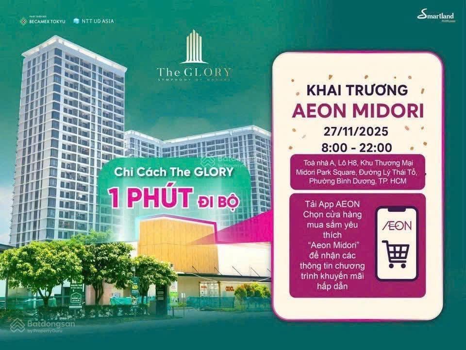 Căn hộ the glory tháp n tầng cao giá đầu tư