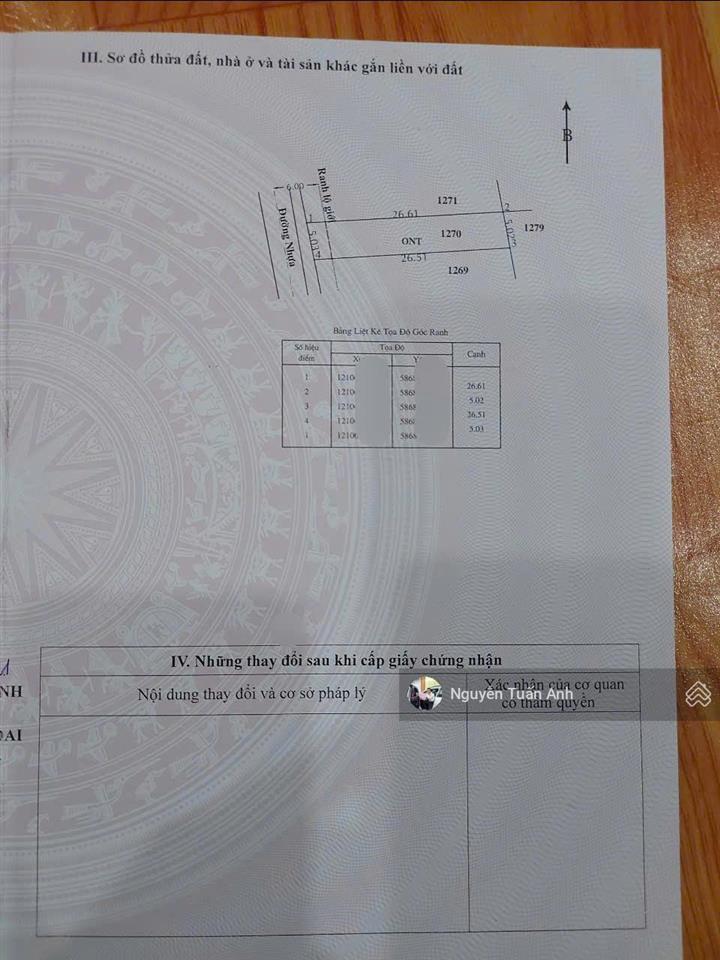 Đất thổ cư ngay bv xuyên á sát bên vinhome hóc môn. diện tích 135m2 giá 1 tỷ 650tr xây dựng ngay