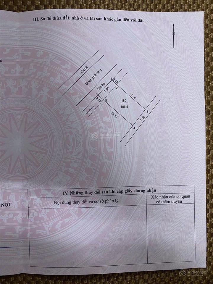 Bán lô đất 108,5m full đất ở tại hiền ninh, sóc sơn cách đường 35 chỉ 50m, chỉ 5,x tỷ