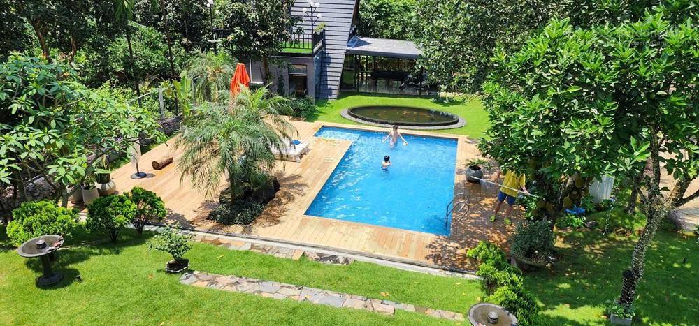 Cần cn villa full nội thất gần 2000m2, 200m2 đất ở, sẵn vận hành, trung tâm yên bài ba vì chỉ 19 tỷ