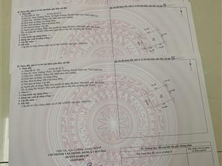 Chính chủ cần bán đất nghi trường, nghi lộc, nghệ an diện tích  100m2 / 1 sổ ( 3 sổ tách biệt )