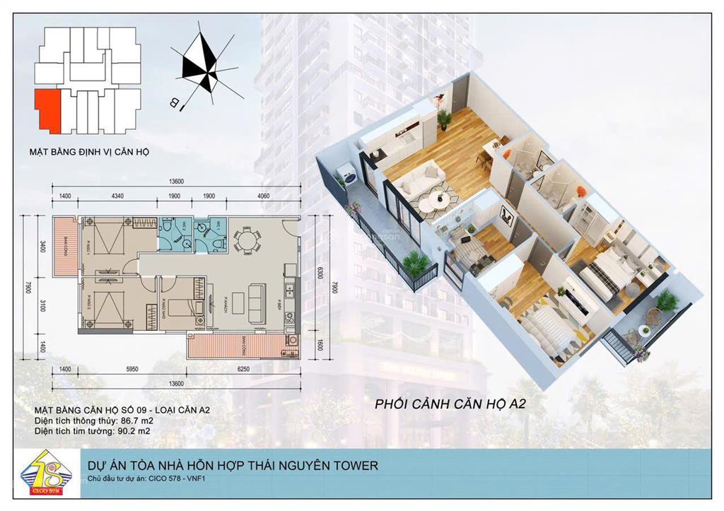 Căn góc đẹp nhất dự án 3pn 2wc, full đồ ở luôn hoặc khai thác cho thuê 15tr/tháng