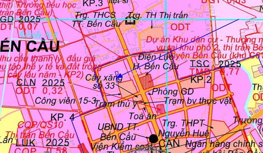 Bán nhà phố trung tâm thị trấn bến cầu tây ninh diện tích hơn 1000m2, giá chỉ 3,9 tỷ