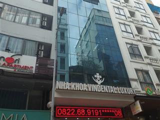 Trần quốc vượng mặt phố, toà building 1 hầm 8 nổi, 2 thoáng, dòng tiền ổn định 85 tỷ