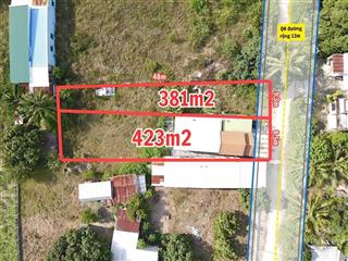 Lô đất có nhà mái thái đẹp khu an toàn ngang 17,7m, đường qh rộng 13m cam hiệp nam chưa tới 5tr/m2