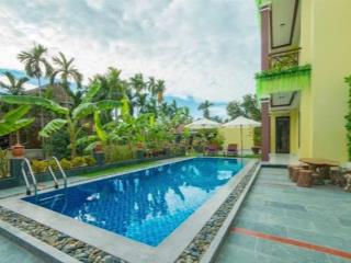 Bán villa du lịch rừng dừa 7 mẫu hội an 475m2  11 tỷ. hồ bơi