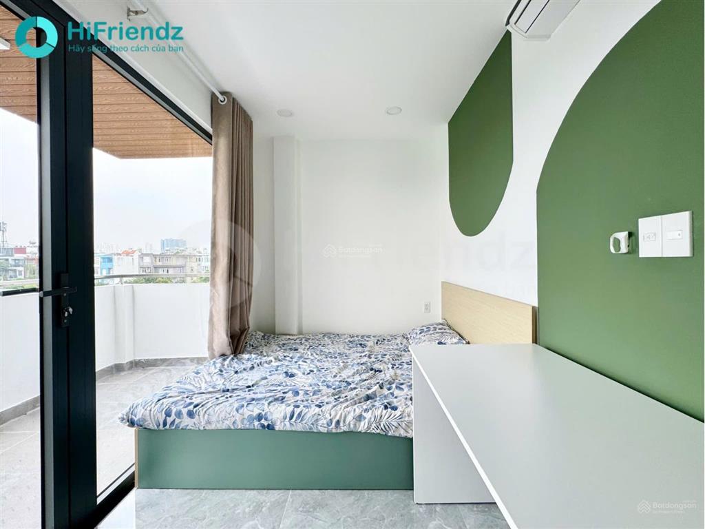 Cho thuê căn hộ 1pn ban công  thiết kế hiện đại có chỗ đậu oto