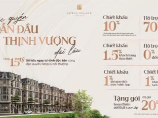 Biệt thự cao cấp noble palace long biên  sổ đỏ lâu dài, ck đến 10%, hỗ trợ vay 70%