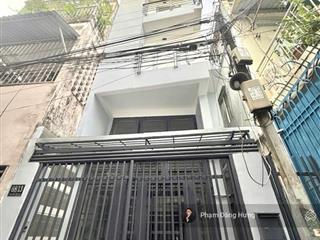 Bình thạnh giáp quận 1  nhà 5 tầng kd chdv, 6pn, 46m2, hẻm 3m sát mặt tiền nguyễn văn lạc, 8.99ty