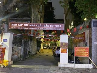 Bán nhà tập thể số 10 kim mã thượng nhà xuất bản sự thật  ba đình  tầng 3  có sổ