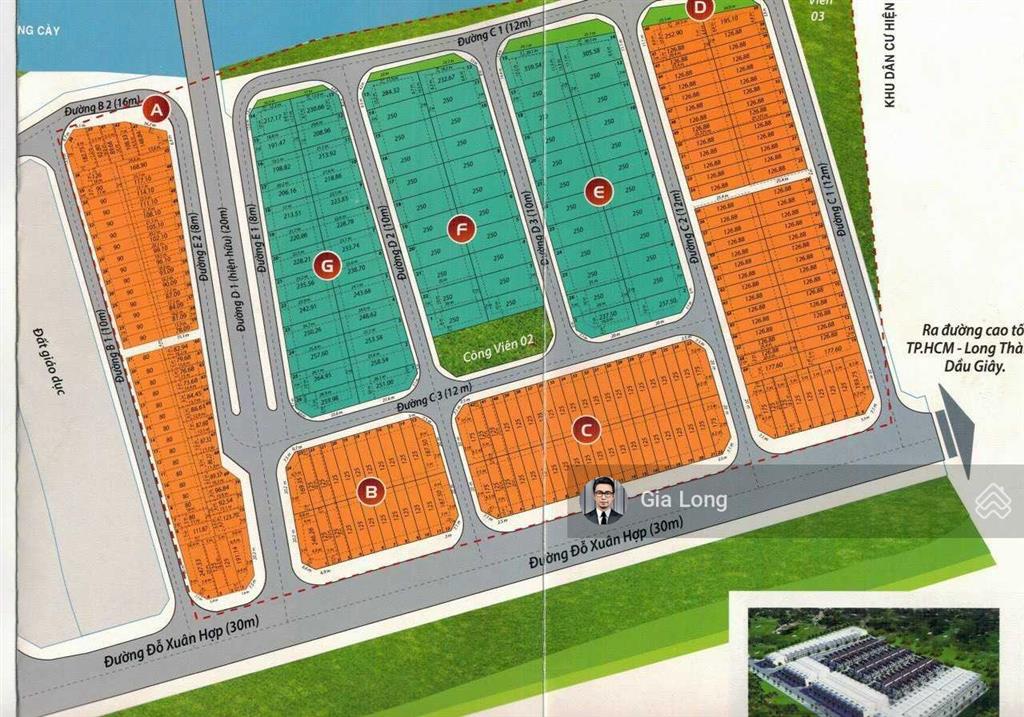 Chính chủ gửi bán nền biệt thự hoàng anh minh tuấn, diện tích 250m2, giá 99tr/m2, sổ hồng riêng