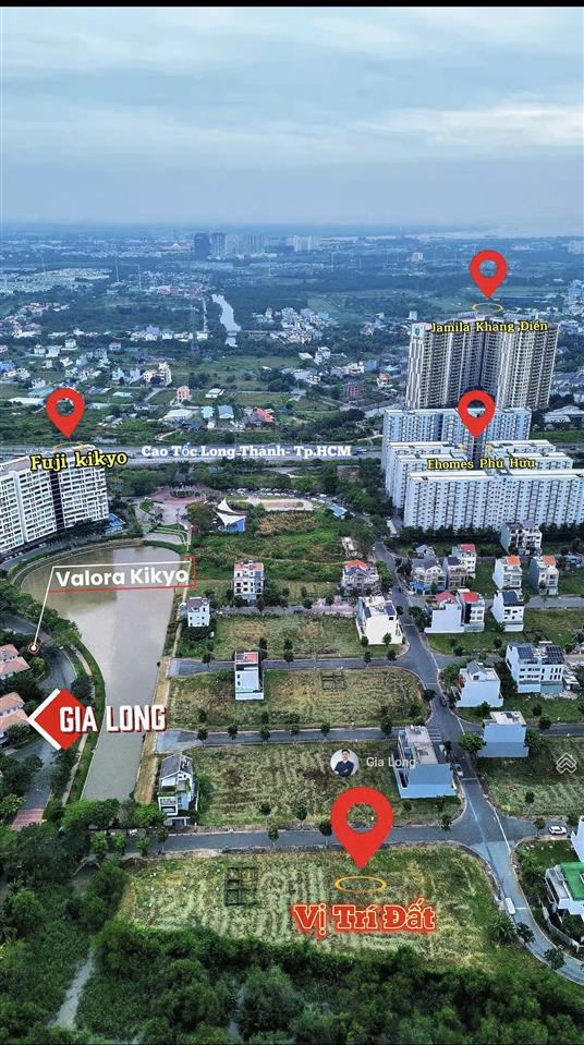 Chính chủ cần bán nền hướng chính nam gần hồ sinh thái dự án nam phan  valora kikyo giá tốt