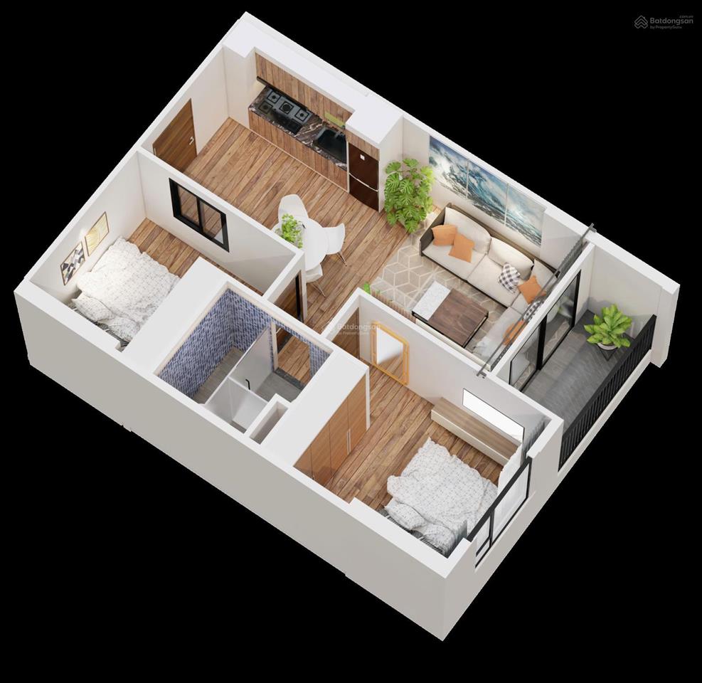 Chính chủ gửi bán căn 53m2 tầng 15 đẹp giá 1,35 tỷ sang tên luôn