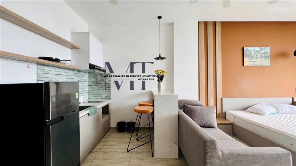 Căn hộ 1 phòng ngủ cao cấp gần cầu kiệu, phú nhuận ban công siêu thoáng