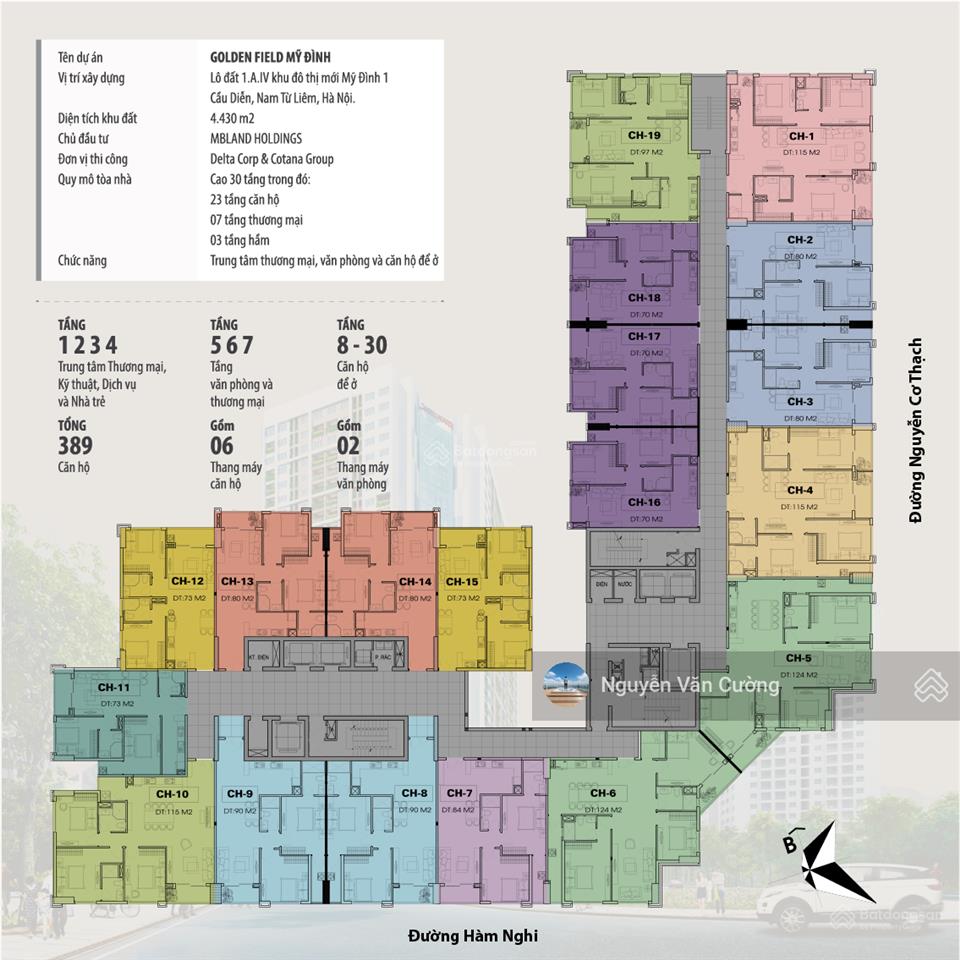 Ban quản lý gửi bán quỹ căn chung cư 2 ngủ tòa golden field, 24 nguyễn cơ thạch.  0818 340 ***