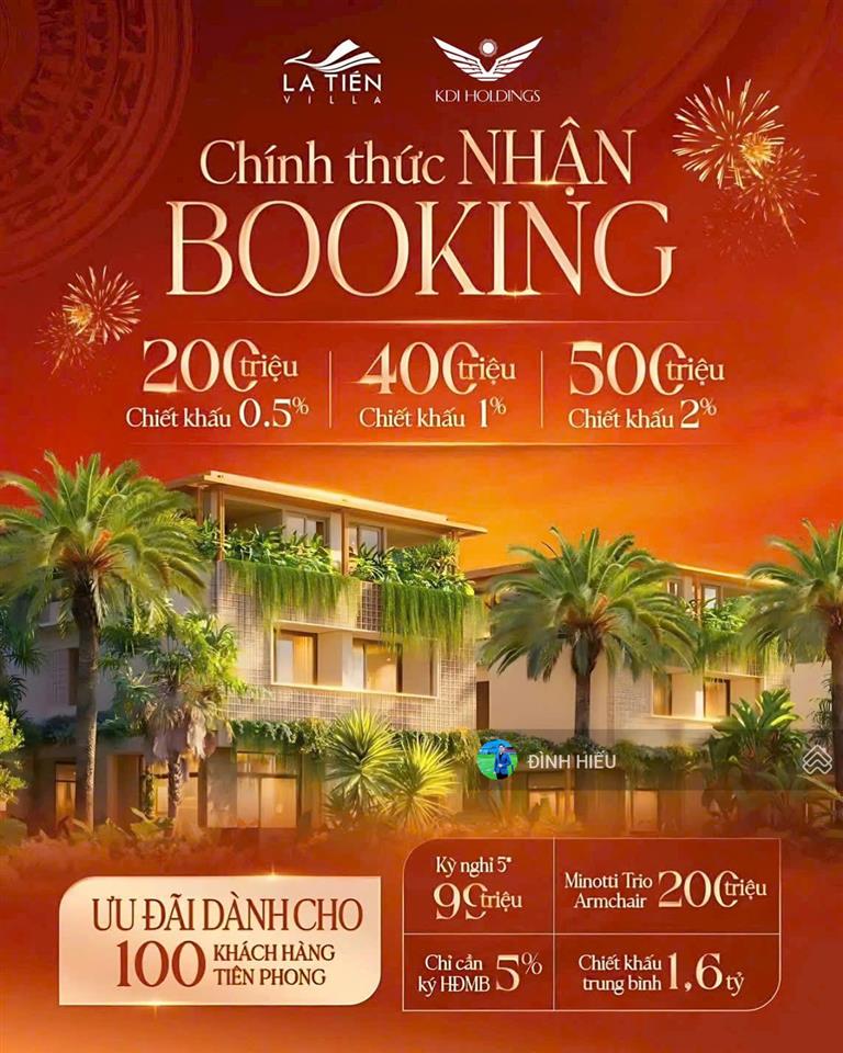 La tiên villas nha trang  giá chỉ 13 tỷ mỗi căn full nội thất