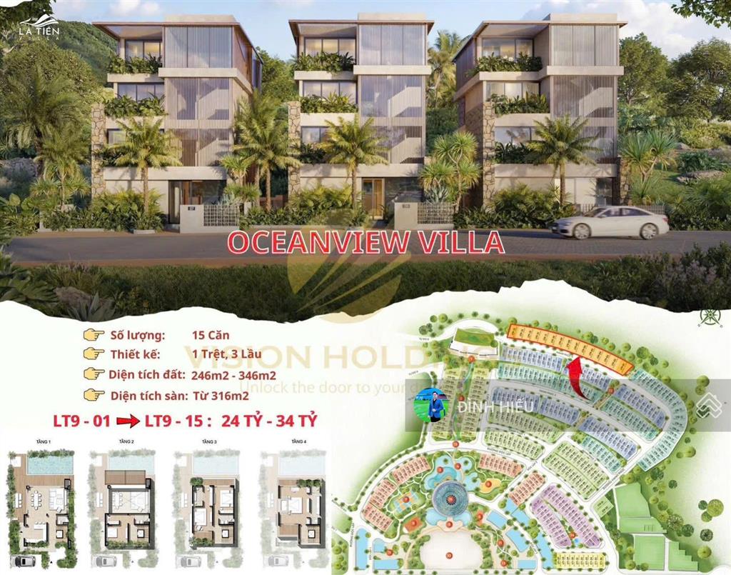 Bảng giá mới nhất la tiên villa  libera nha trang, diện tích 8x20m, đầy đủ nội thất