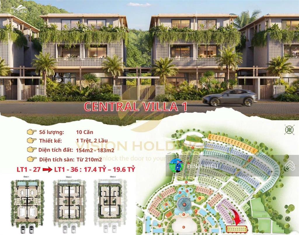 Bảng giá mới nhất la tiên villa  libera nha trang, diện tích 8x20m, đầy đủ nội thất