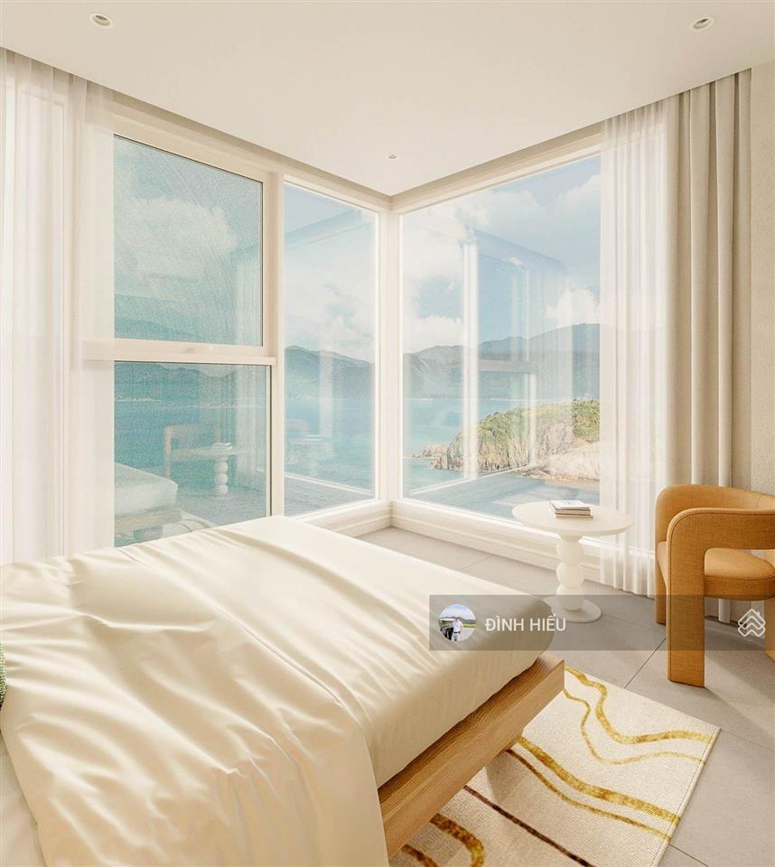 Căn hộ biển libera nha trang, dt 60.6m2 view trực diện biển, ban công đông nam