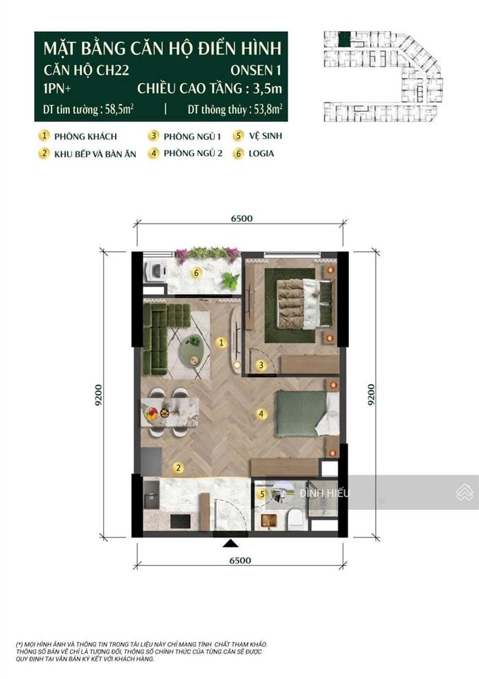 Căn 1pn + view ngắm pháo hoa, công viên sun nha trang, 54m2, 4.63 tỷ