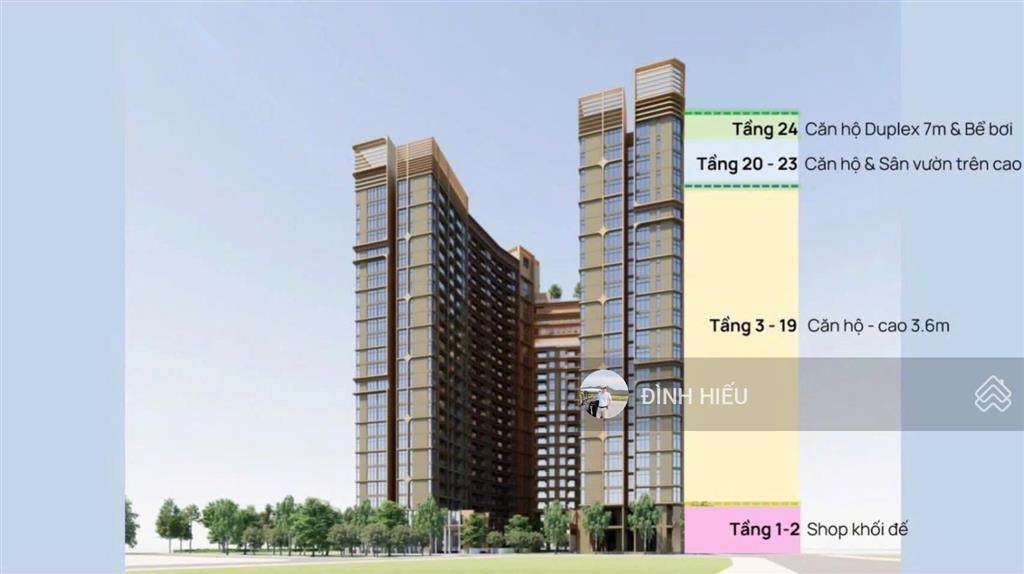 Căn 2pn độc quyền toà the charm view biển, sông. giá bán khoảng 6,1 tỷ | hỗ trợ lấy căn 24/7