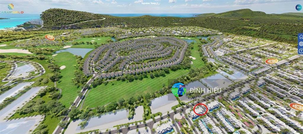 Căn góc 2 mặt tiền, hồ bơi riêng, hướng đông nam, view công viên + sân golf siêu đẹp, 158m2, 10 tỷ
