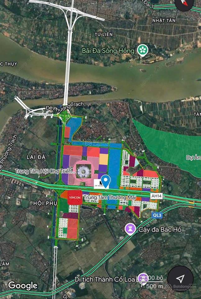 Chính chủ cần bán 80m2 đất đấu giá hội phụ, đông hội giá rẻ, cách triển lãm quốc gia 500m