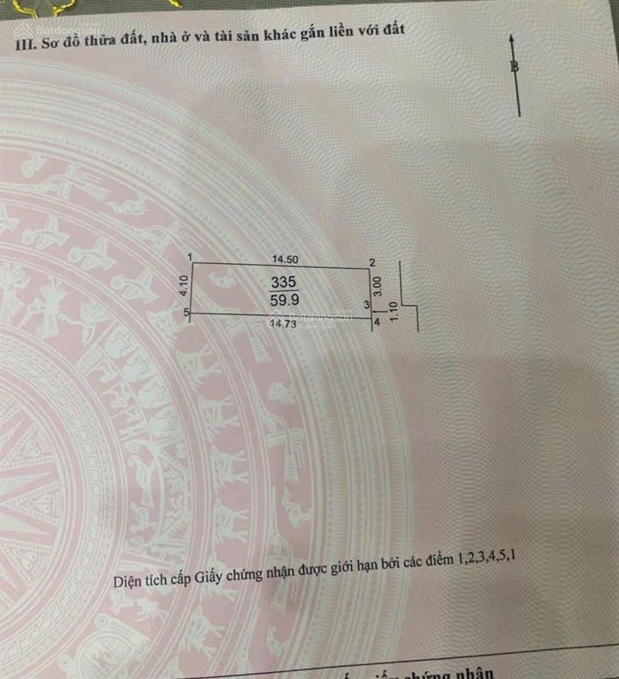 Chính chủ cần bán 60m2 đất, mặt tiền 4,10m = hậu. đường trước đất 3m. vị trí đầu cầu tứ liên