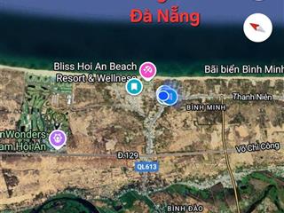 Lô đất biển,(đà nẵng) cách biển 100m, mặt tiền đường 80m,vuông vức,