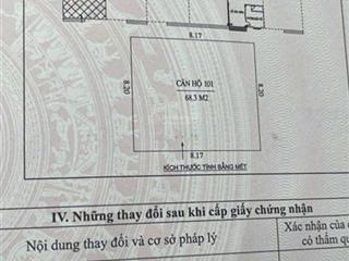 Bán căn hộ kinh doanh tầng 1 chung cư c2 đội cung