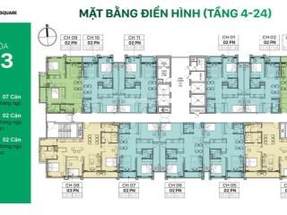 Mở bán chung cư giá rẻ jade square phạm văn đồng đối diện ciputra giá từ 9x triệu/m2