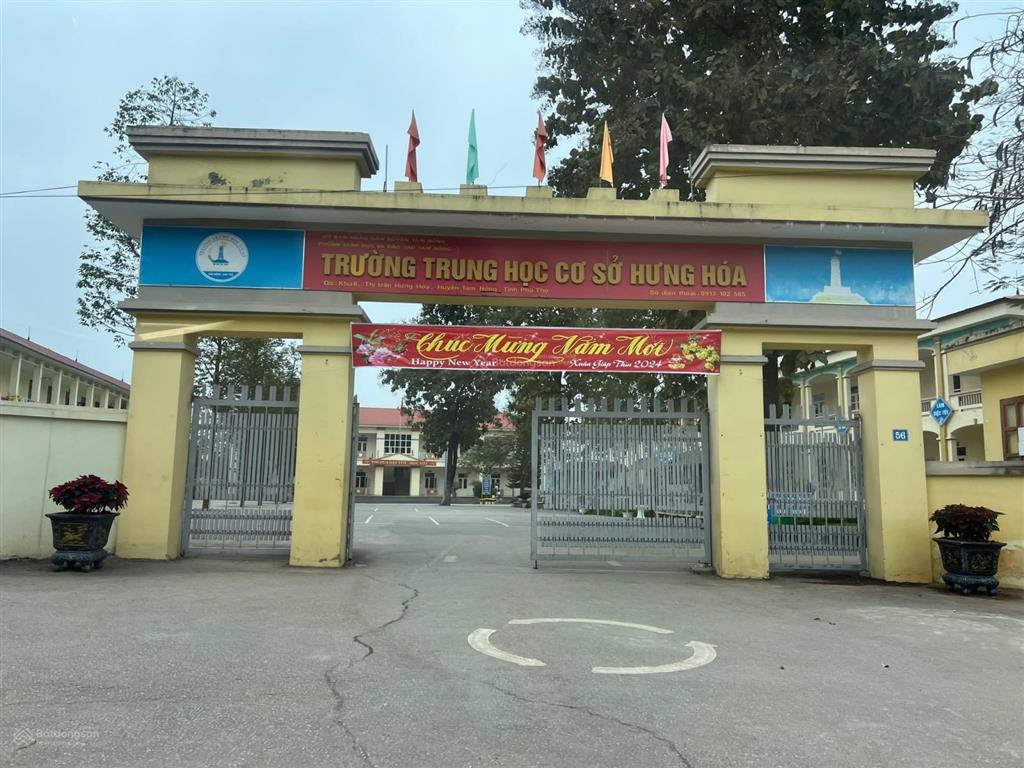 Chỉ từ 2 tỷ sở hữu ngay lô đất 85m2 cạnh chợ hưng hoá thông với ql 32 kinh doanh sầm uất